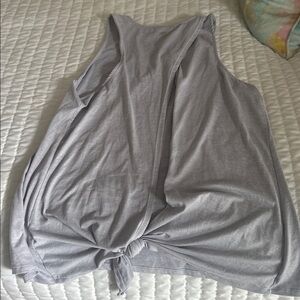 Athletic tank open back